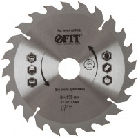 Диск пильный для циркулярных пил по дереву 190 х 30/25,4 х 24T (37741)