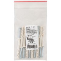 Дюбель-гвоздь нейлоновый с потайной манжетой LYT 5 х 50 UK KP, 10 шт. Фасовка (24631-0)