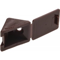 Мебельный уголок с шурупом 4.0 x 15 мм 4 шт цвет кр-дерево ЗУБР 4-308256-5