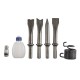 Молоток пневматический Einhell TC-PC 45 Set, 1,2 Дж,4500уд/мин, набор пик, игольчатая насадка,коробк (4139045)