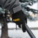 Перчатки универсальные, двойные, работа с сенсорным экраном, вязаная манжета, размер 8 Denzel (68092)
