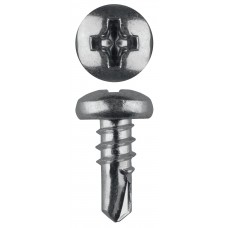 Саморез со сверлом для листового металла КЛМ-СЦ 9.5 x 3.5 мм, цинк, конусная головка, 22000 шт ЗУБР 4-300170-35-09