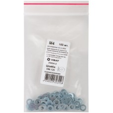 Шайба оцинкованная М4 DIN 125 100 шт Фасовка (29004-0)