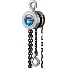 Ручная цепная шестеренная таль 1 т, 2.5 м СИБИН 43085-1_z01