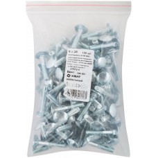 Винт мебельный (DIN 603) 6х35 100 шт Фасовка (27632-0)