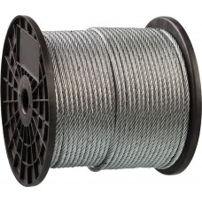 Стальной трос 3 мм, L 200 м, свивка 6 x 7 + FC ЗУБР DIN 3055 Профессионал 4-304110-03