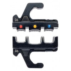 MultiCrimp Плашка опрессовочная: изолированные кабельные наконечники, штекеры, 0.5-6.0 мм?, 3 гнезда (KN-973906)