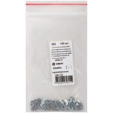 Шайба оцинкованная М3 DIN 125 100 шт Фасовка (29003-0)