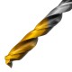 Сверло спиральное по металлу 7,5 x 109мм, Р6М5, Golden Tip, многогранная заточка Denzel (718281)
