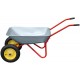 Тачка садовая двухколесная, 65 л, грузоподъемность 90 кг (77615)