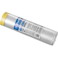 Пленка-маскер защитная с клейкой лентой ПМ 1.4 x 20 м 10 мкм ПВД ЗУБР 12250-140-20