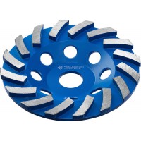 Чашка алмазная шлифовальная сегментная d 125 мм ЗУБР Турбо Профессионал 33370-125_z01