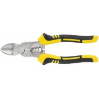 Бокорезы многофункциональные, эксцентриковый шарнир, прорезиненные ручки, Профи 180 мм