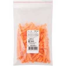 Дюбель универсальный с бортиком (U) 5 х 32 100шт. (Фасовка) (23851-0)