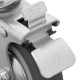 Колесо поворотное с тормозом D 75 мм, крепление платформенное Сибртех (68720)