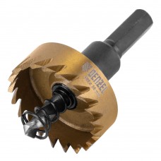 Коронка по металлу HSS, 38 мм, нитридтитановое покрытие Denzel (724111)