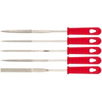 Надфили алмазные, 5 шт., 3x160/50 мм ( узкие ) (42158)