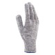 Перчатка х/б, ПВХ покрытие, Точка, серый меланж, 10 класс (67815)