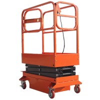 Подъемник ножничный передвижной 500 кг 6/8 м TOR GTJY AC 220В сетевой (1009044)