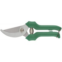 Секатор, режущие кромки внахлест, лезвия нерж.сталь, пластиковые ручки, 205 мм (77087)