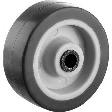 Колесо термопластичное d 50 мм, г/п 40 кг, резина/полипропилен ЗУБР Профессионал 30946-50