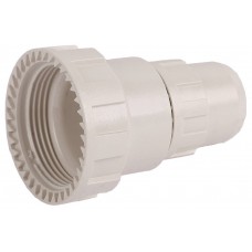 Переходник редукционный ШиреФит накидная гайка - штуцер с гайкой 32 мм - 16 мм ЗУБР 51476-32-16