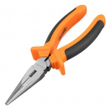 Длинногубцы прямые Comfort, 180 мм, шлифованные, двухкомпонентные рукоятки Sparta (17167)