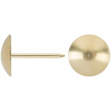 Гвозди мебельные латунированные 10,5 мм, большая головка (фасовка 25 шт) (31111-2)