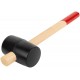 Киянка резиновая, деревянная ручка 70 мм ( 750 гр )