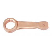 Ключ накидной односторонний ударный облегчённый 105 искробезопасный сплав BeCu 160A-105, HORTZ