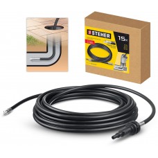Шланг для прочистки труб для пистолета G-180, 15 м STEHER 75414-180-15