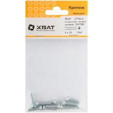 Винт с полуцилиндрич. головкой с полной резьбой оцинков. DIN 7985 4х16 10 шт.(фасовка) (27704-2)