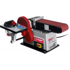 Станок шлифовальный тарельчато-ленточный d 150 мм 100?914 мм лента 500 Вт ЗУБР ЗШС-500