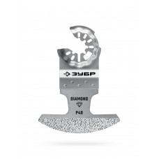 Полотно DIAMOND 70 x 2.0 мм с алмазным зерном Р40: керамика, мрамор, стекло, кирпич ЗУБР StarQuick 15585-70-2.0