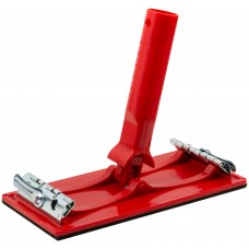 Держатель д/наждач. бумаги под телескоп.стержень, пластиковый с мет.прижимом 210х105 мм (39765)