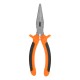 Длинногубцы прямые Comfort, 180 мм, шлифованные, двухкомпонентные рукоятки Sparta (17167)