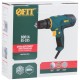 Дрель-Шуруповерт эл. 300 Вт; 0-500/1650 об/мин; БзП 10 мм; рез. накл.; 25 Нм; БС щеток; 1,2 кг; коробка (80016)