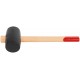Киянка резиновая, деревянная ручка 50 мм ( 300 гр )
