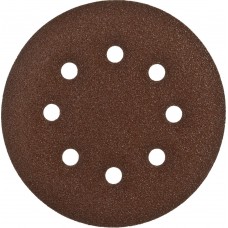 Круг шлифовальный Стандарт 150 мм, 6 отверстий, Р80, 5 шт ЗУБР 35350-150-080