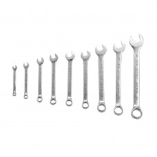 Набор ключей комбинированных, 6-22 мм, 9 шт, CrV, матовый хром Matrix