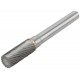 Шарошка карбидная Профи, штифт 6 мм, цилиндрическая (36591)