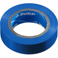 Изолента ПВХ ЭЛЕКТРИК-10 15 мм x 10 м, 6000 В, синяя, не поддерживает горение ЗУБР Профессионал 1233-73_z02