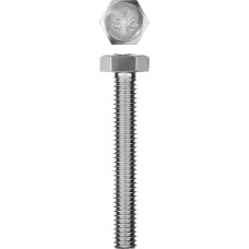 Болт M6 x 40 мм, кл. пр. 5.8, цинк, 5 шт, ГОСТ 7798-70 ЗУБР 303086-06-040