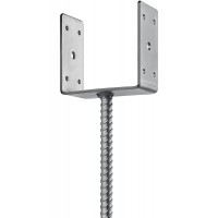 Основание столба ОС-U, U-образное, 121 x 120 x 60 мм ЗУБР 310286-120