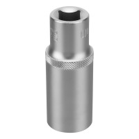 Головка торцевая удлиненная, 22 мм, шестигранная, CrV, под квадрат 1/2 Stels