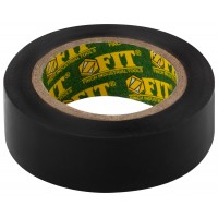 Изолента ПВХ 19 мм х 0,13 мм х 10 м ( черная ) (11008)