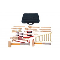 Набор взрывобезопасного инструмента (38 предметов) BeCu No.AA11-38, HORTZ