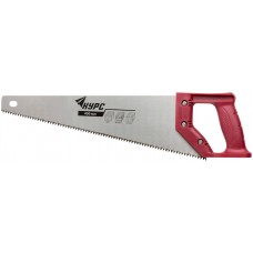 Ножовка по дереву, средний каленый зуб 7 TPI, 2D заточка, пластиковая ручка 400 мм (40311)