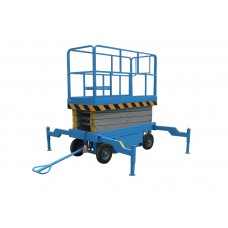 Подъемник ножничный передвижной 500 кг 6/8 м TOR SJY-0,5-6 DC аккумуляторный (Y) (1017003)