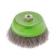 Щетка для УШМ, 150 мм, М14, чашка, витая проволока 0.3 мм Сибртех (746077)